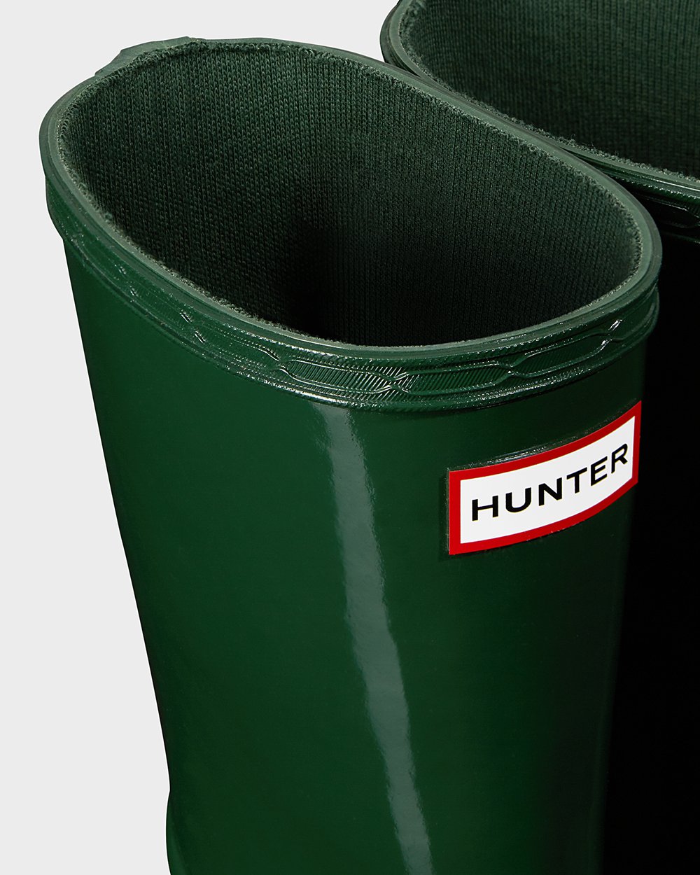 Botas De Agua Hunter Niños Original First Classic Gloss - Verde - Argentina 8750MGUCH